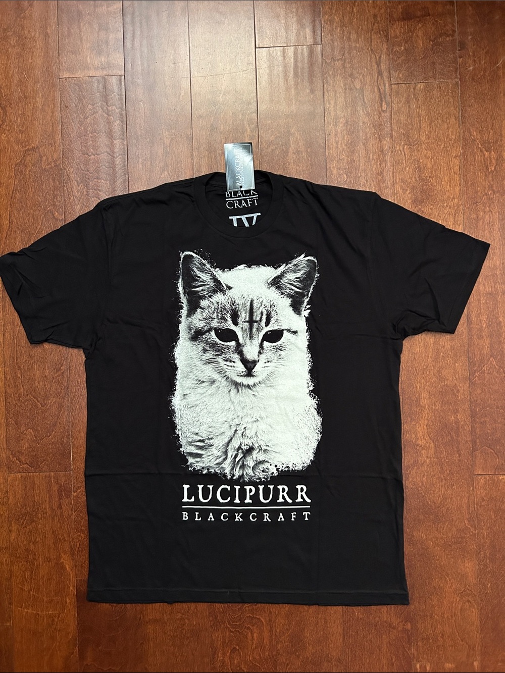 Blackcraft Cult Black Cat Graphic Tee, Size XL, NWT